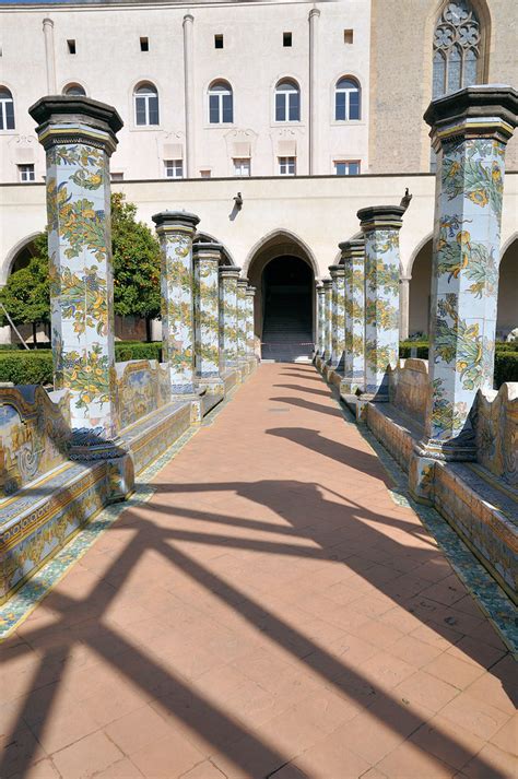 columns of walk central majolica tiled cloister of santa … flickr