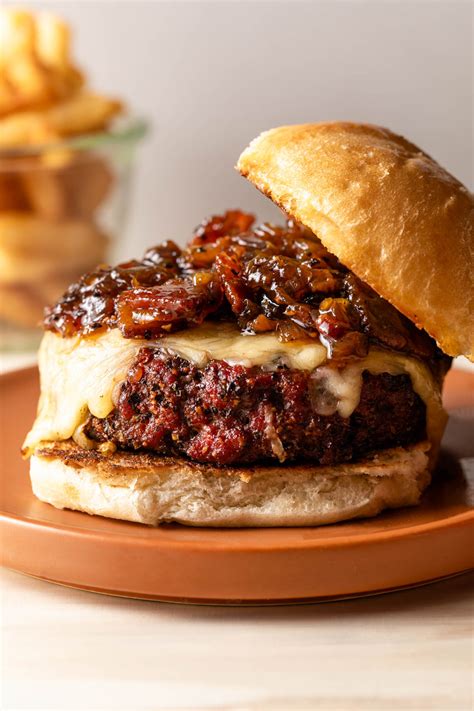 Smokehouse Burgers With Bacon Onion Jam Cooks With Soul