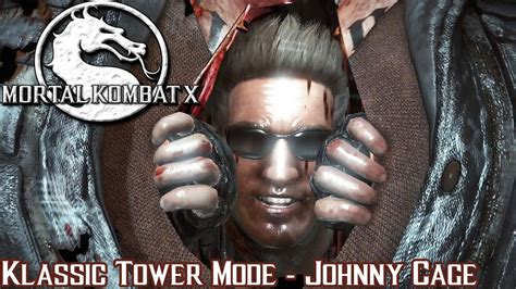 Mortal Kombat X Klassic Tower Run Johnny Cage Youtube