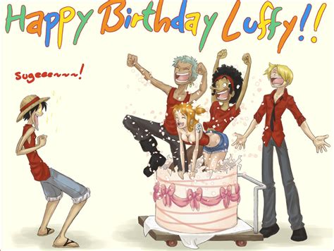 Happy Birthday Luffy By Syblatortue On Deviantart