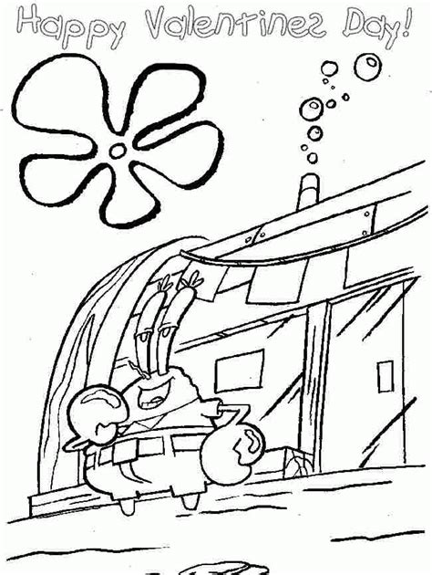 Click on the thumbnail of the valentine coloring page you'd most of the free valentine coloring pages over at coloring castle feature hearts. Spongebob Valentine Coloring Pages - Coloring Home