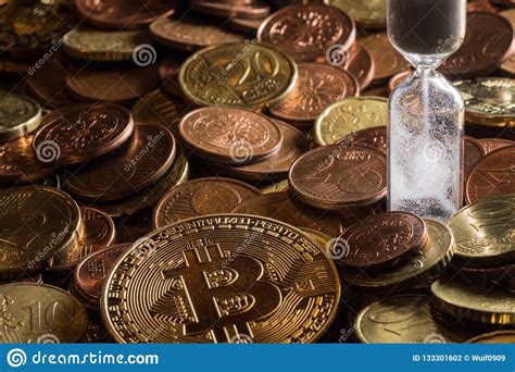 To start selling, buying or exchanging you should register yourself first. Bitcoin and euro coin mix stock photo. Image of bank ...