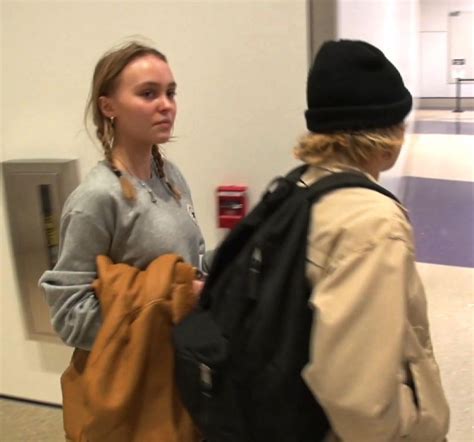 Lily Rose Depp With No Make Up At Lax Airport 12182016 Hawtcelebs