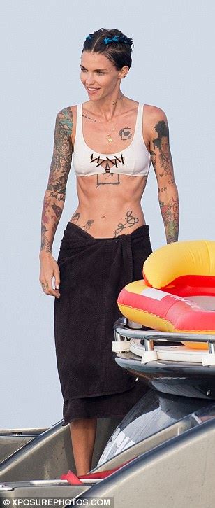 Ruby Rose Packs On The Pda With Girlfriend Harley Gusman In Formentera Daily Mail Online