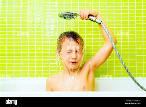 Teenage Boy Taking Shower Hi Res Stock Photography And Images Alamy