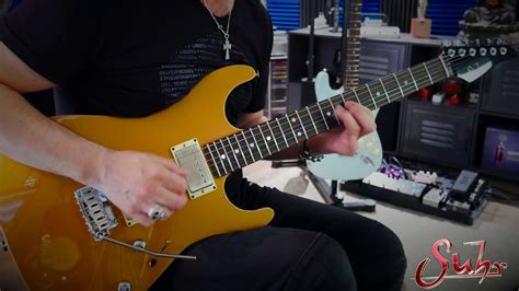 Suhr Pete Thorn Signature Guitar Demo Youtube