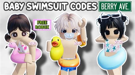 Baby Swimsuit Outfit Codes For Berry Avenue Bloxburg And All Roblox