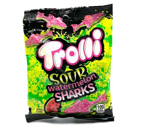 Trolli Sour Watermelon Sharks Gummy Candy Grocery And Gourmet Food