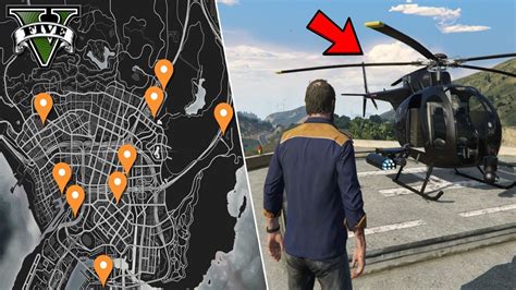 Gta 5 All Helicopter Locations Story Mode Buzzard Frogger