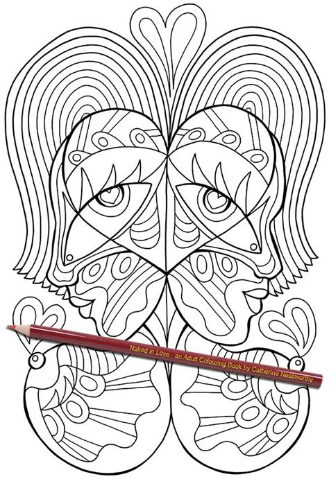 Pin On Naked In Love An Adult Colouring Book By Catherine Nessworthy