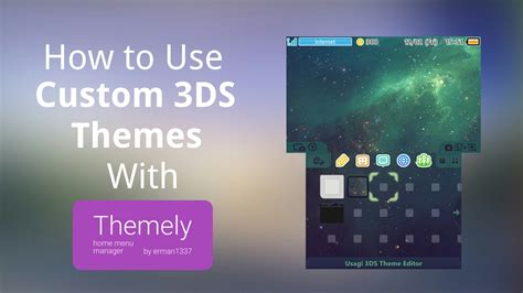How to add a theme using a download code: How to Install Custom Themes on 3DS with Themely - YouTube