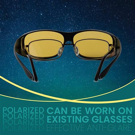 optix 55 fit over hd day night driving glasses wraparound sunglasses for men wo ebay