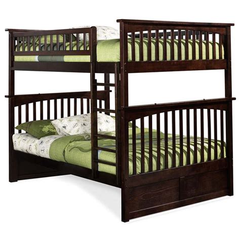 The columbia bunk bed is a great choice for those that are looking for premium quality at an affordable price. Atlantic Furniture Columbia Full over Full Bunk Bed in ...