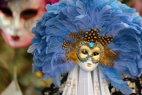 Máscaras Venecianas Del Carnaval Para La Venta Imagen de archivo