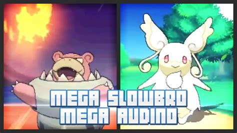 Mega Slowbro And Mega Audino Revealed Official Gameplay Omega Ruby