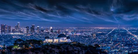 Los Angeles Hd Wallpaper Background Image 2727x1080 Id779407