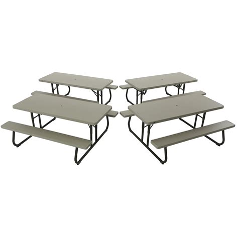 Home And Garden Store Picnic Tables Lifetime 22119 6 Ft Putty Picnic Table 183 M