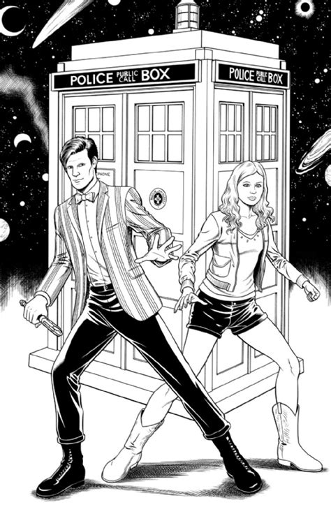 Doctor Who The 11th Doctor And Amy Pond Brendon And Brian Fraim In Robert W S Doctor Who