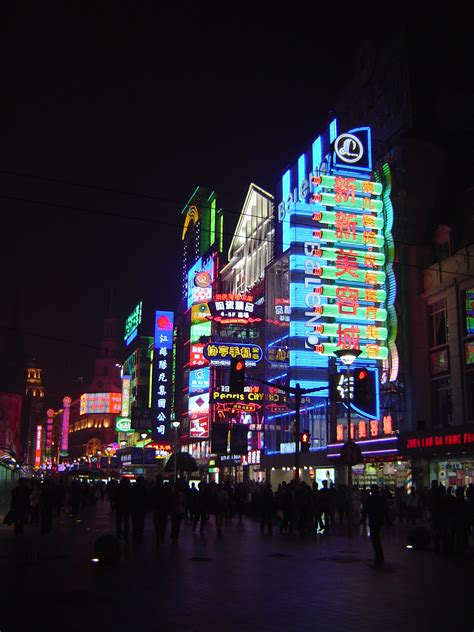 Free Stock Photo Of Colorful Neon Lights In Chinese City At Night