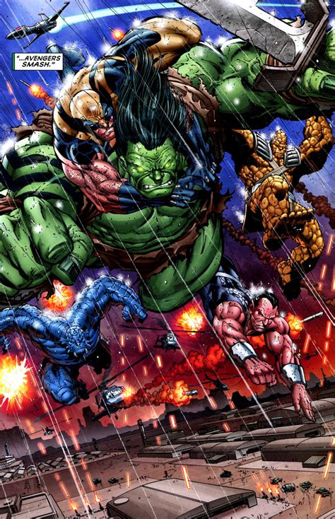 Thor And Beta Ray Bill Vs Red Hulk And Skaar Battles Comic