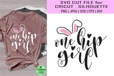 Download One hip girl svg, easter shirt svg (460512) | SVGs ...