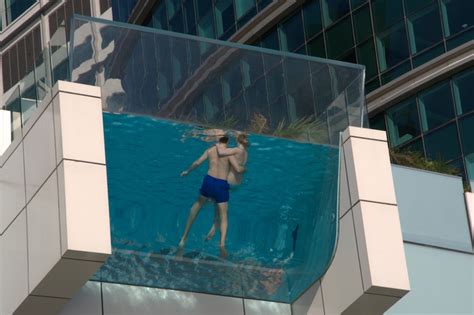 This Glass Bottomed Hotel Pool Is A Big Old ‘nope Awol