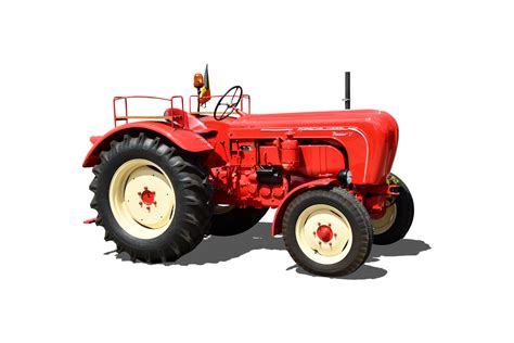 Tractor Red Tractor Oldtimer Free Stock Photo Public Domain Pictures