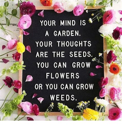 Image Result For Your Mind Is A Garden Minding Your Own Business Mind Your Own Business
