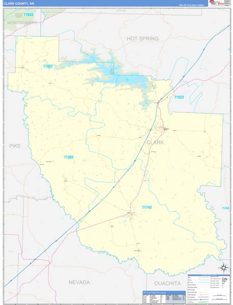 Maps Of Clark County Arkansas