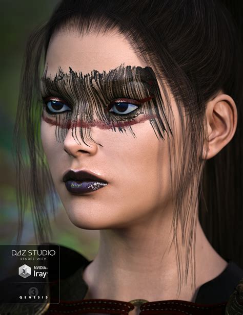 Warrior Makeups For Genesis 3 Females Daz 3d
