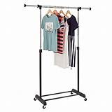 Commercial Clothes Rack On Wheels Photos