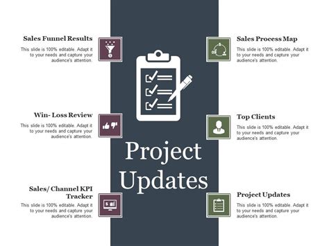 Project Updates Ppt Example Professional Powerpoint Templates