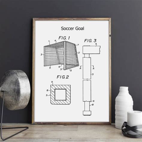Soccer Goal Goal Printable Soccer Poster Soccer Wall Decor Etsy