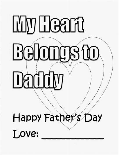 Coloring Pages Father Fathers Printable Comment