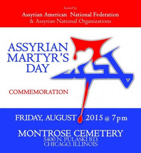 Usa Illinois Chicago Assyrian Martyr S Day Commemoration Assyrian