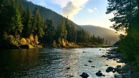 Montanas Blackfoot River And A River Runs Through It