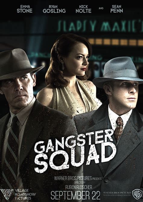Sure, gangster squad has moments where the inspirations from past films peep through, but not once did. Gangster squad fanart Poster on Behance