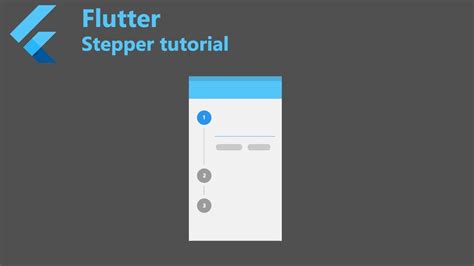 Flutter Stepper Tutorial Easy Youtube