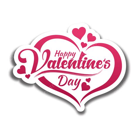 Happy Valentine Day Vector Hd Images Happy Valentines Day Heart Shape