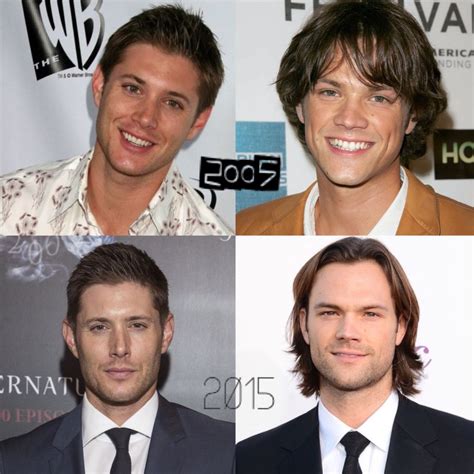 Jensen Ackles And Jared Padalecki Before And After From 2005 To 2015