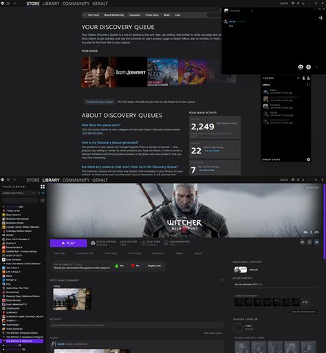 I used to dislike the new steam library,until i tried a skin that just