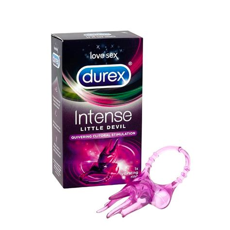 Durex Love Sex Orgasm Intense Little Devil Anneau Vibrant Stimulant Intense Du Clitoris