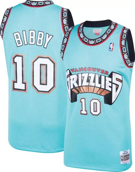 Mitchell And Ness Mens Memphis Grizzlies Mike Bibby 10 Swingman Blue