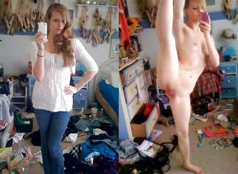 Flexible Girl In A Messy Room Porn Pic