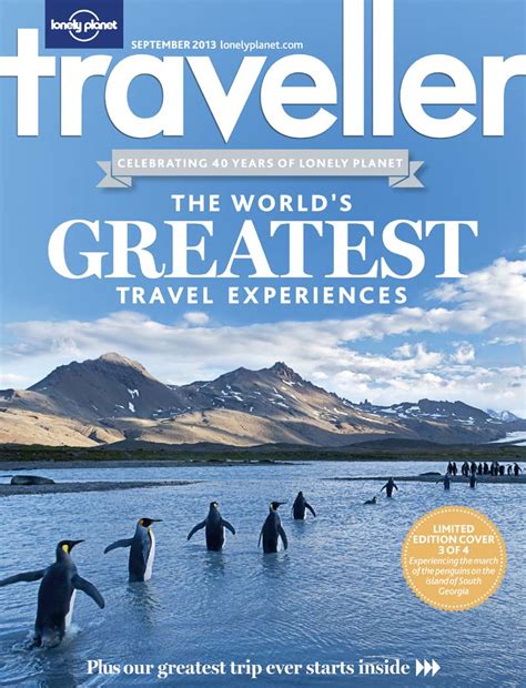 Immediate Lonely Planet Traveller Celebrates Brands 40th Anniversary