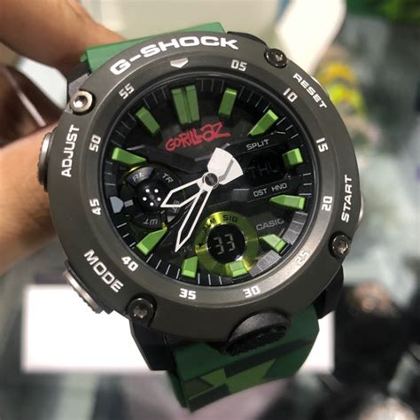 All of our watches are 100% genuine. Casio G-Shock x Gorillaz 2019 Carbon Core Guard With ...