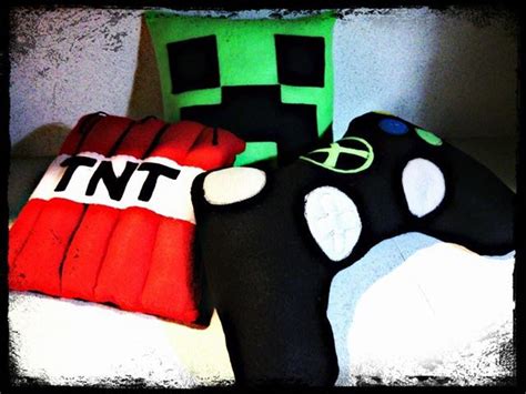 Gamer Pillows For Sale Minecraft Creeper 10 Tnt 15