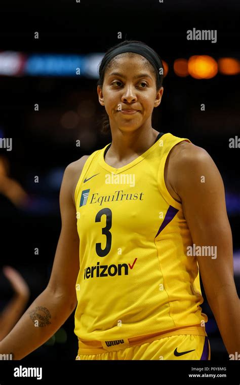 Los Angeles Sparks Forward Candace Parker 3 Frowns During The Chicago