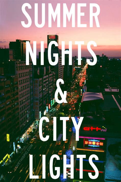 City Lights Quotes Quotesgram