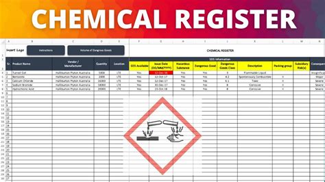 Hazardous Chemical Register How To Use Chemtool Youtube